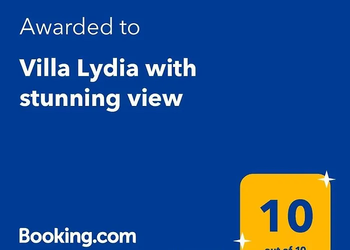 Villa Lydia With Stunning View, By Red Windmill *